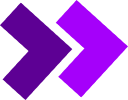 purple chevron arrows